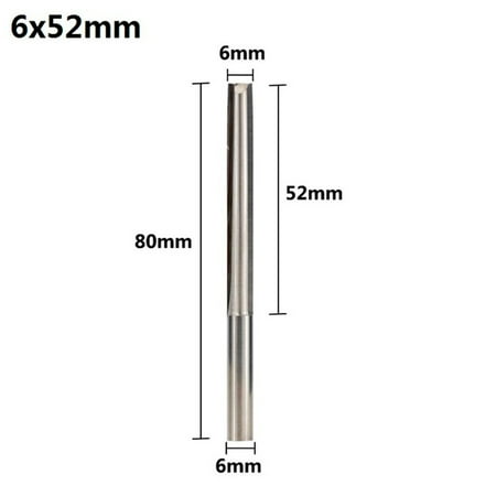 

BAMILL Router Bit Two Flute Straight Wood CNC Engraving Cutter Carbide End Mill 4mm 6mm