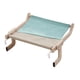 thumbnail image 2 of Asiento de percha para ventana de gato, cama para gato resistente y estable, ahorro de espacio, lavable para gris azul Zulema Percha para ventana de gato, 2 of 7