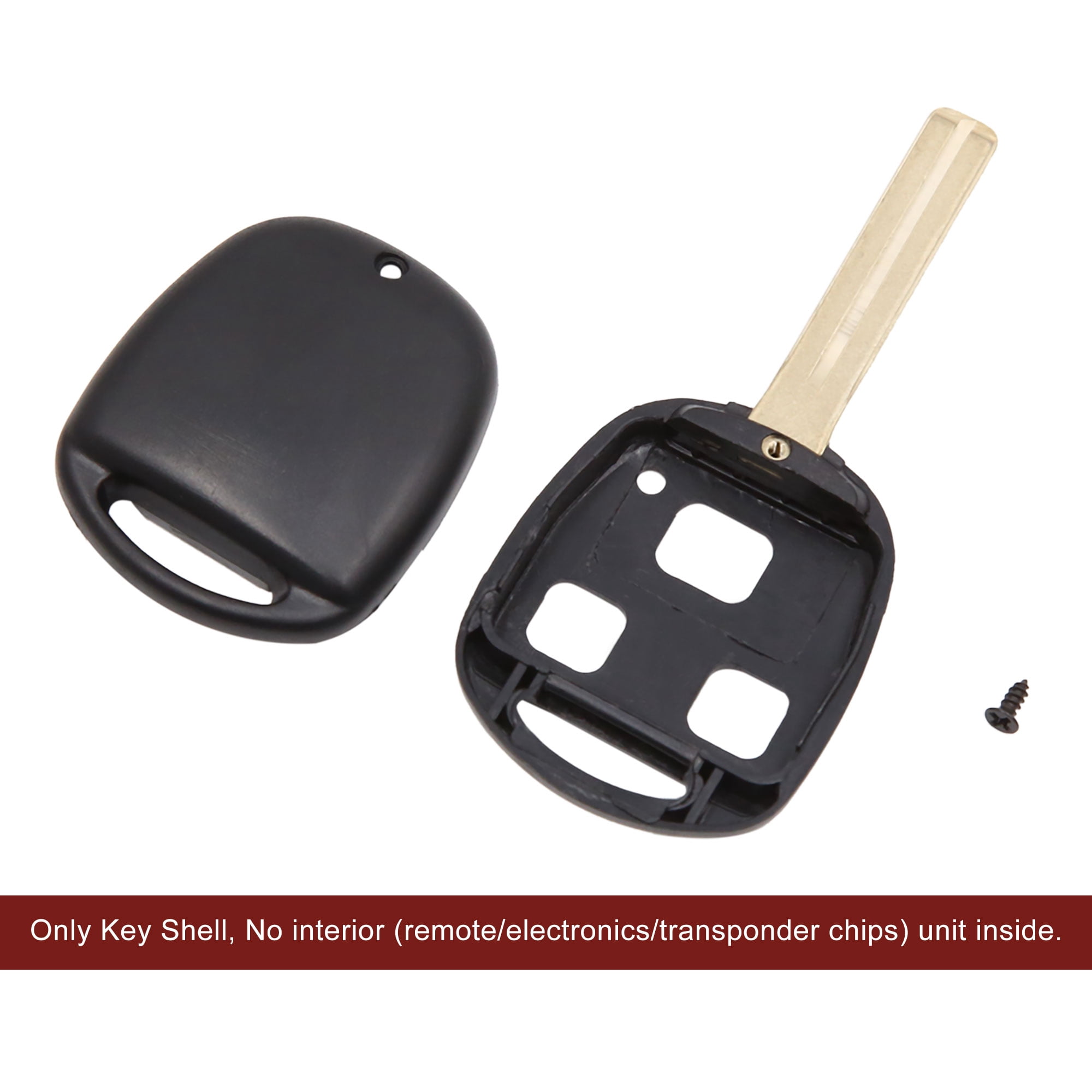 Toyota Lexus Remote Head Key Shell 3 Buttons with Blade TOY48