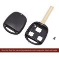 thumbnail image 4 of Unique Bargains 3 Buttons Car Replacement Remote Uncut Insert Key Fob Shell for Lexus ES300 GS300 SC300 SC400 GX470 IS300 LS400 LS430 LX470 Black, 4 of 7