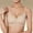 Beige, variant on Seamless Comfort Bra for Everyday Casual Wear Wirefree Light Support Bralette T Shirt Style with Smooth Coverage and Push Up Feel