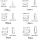 thumbnail image 2 of 1070 piezas de anillos partidos de plata, 6 tamaños, anillos dobles de hierro para joyería., 2 of 9