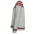 thumbnail image 5 of Bovemsi Sweaters for Women Cozy Women's Retro Art Printed Comfortable Casual Knitted Round Neck Pullover Fall Sweaters, 5 of 6