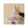 thumbnail image 7 of Zodanni Ladies Girls Mesh Walking Casual Shoes Rhinestone Glitter Slip On Sock Sneakers US 4.5-11, 7 of 7