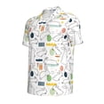 thumbnail image 2 of Balery Easter Rabbit Printed Men’s Short Sleeve Polo Shirt, Midweight Men's Shirt,Golf Polo shirts -XX-Large, 2 of 9