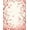 Pink, Pattern 2, variant on ODIKA 8'x10' Machine Washable Non-Slip Area Rug, Delicate Floral Medallion with Pastel Motifs and Elegant Curves High Traffic Rug, Rose, 216483