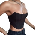 thumbnail image 1 of Corsé sin tirantes Nikou negro L, 1 of 15