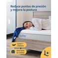 thumbnail image 3 of Colchón Matrimonial Laila Ultra De Espuma Memory Foam Blanco, En Caja, Laila Ultra, 3 of 9
