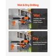 thumbnail image 4 of Diamond Core Drill Machine Handheld and Stand Concrete Core Drill Rig 8 in, 4 of 9