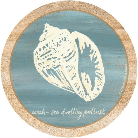 Thirstystone Drink Coasters Set, Imperial Conch