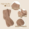 thumbnail image 2 of Loritta 6 Pairs Mens Fuzzy Sock Fluffy Warm Winter Cozy Socks for Men Size 6-12, 2 of 6