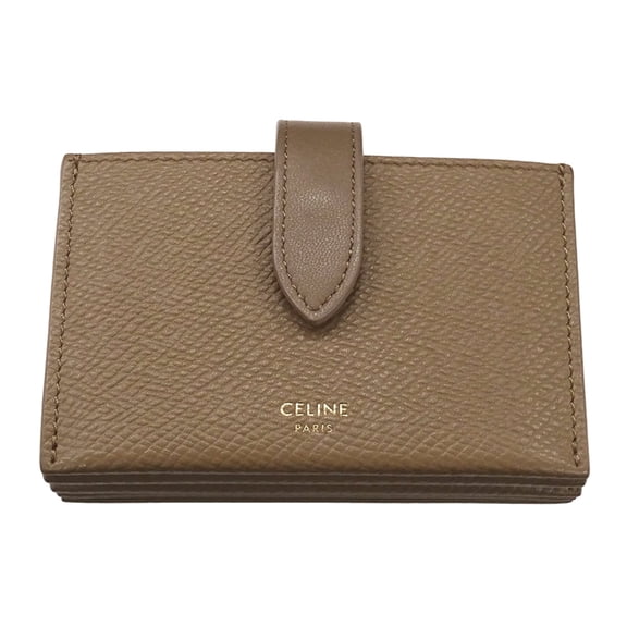 Pre-Owned Celine business card holder/card case for women and men. Brand name holder, accordion...