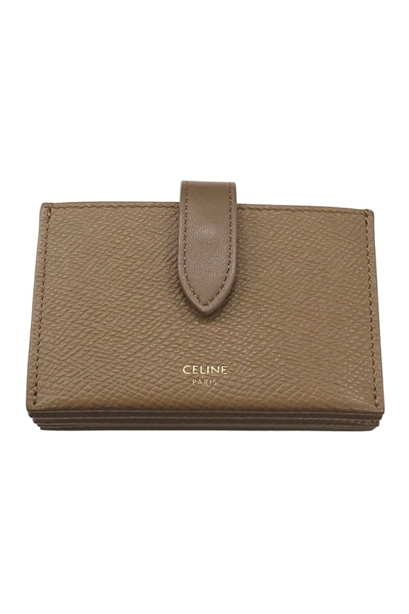 Pre-Owned Celine business card holder/card case for women and men. Brand name holder, accordion...