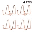 thumbnail image 4 of Supports d'Exposition Supports Support d'Assiette Décoratif Support de Cadre Photo Support pour Image, Assiette Décorative Or Rose, 4 of 6