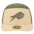 thumbnail image 2 of Men's New Era Light Beige/Olive Buffalo Bills Two-Tone Color Pack Split Panel 59FIFTY Fitted Hat, 2 of 5