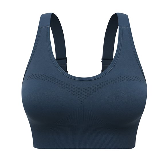 WAYUTE Womens Sports Bras Adjustable Straps Large Size without Underwire and Detachable Underwear Solid Color Yoga Underwear