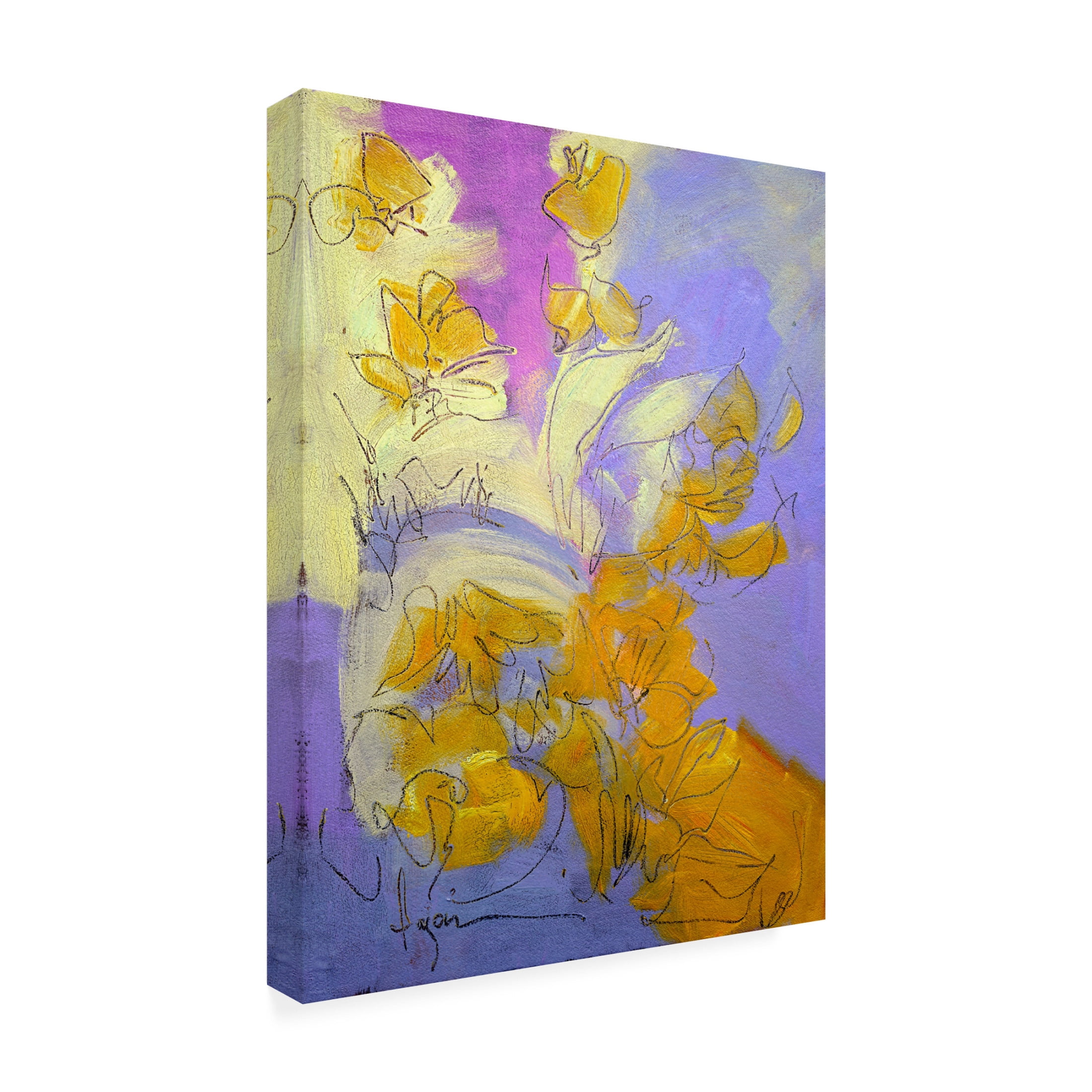 Canvas Wall Art - Dorothy Fagan 'Free Bird' Wall Art for Living Room, Bedroom, or Office D?cor by Trademark Fine Art - 35 x 47 Inches