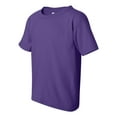 thumbnail image 2 of Youth Heavy Cotton Multi Color T-Shirt Color Purple X-Small Size, 2 of 4