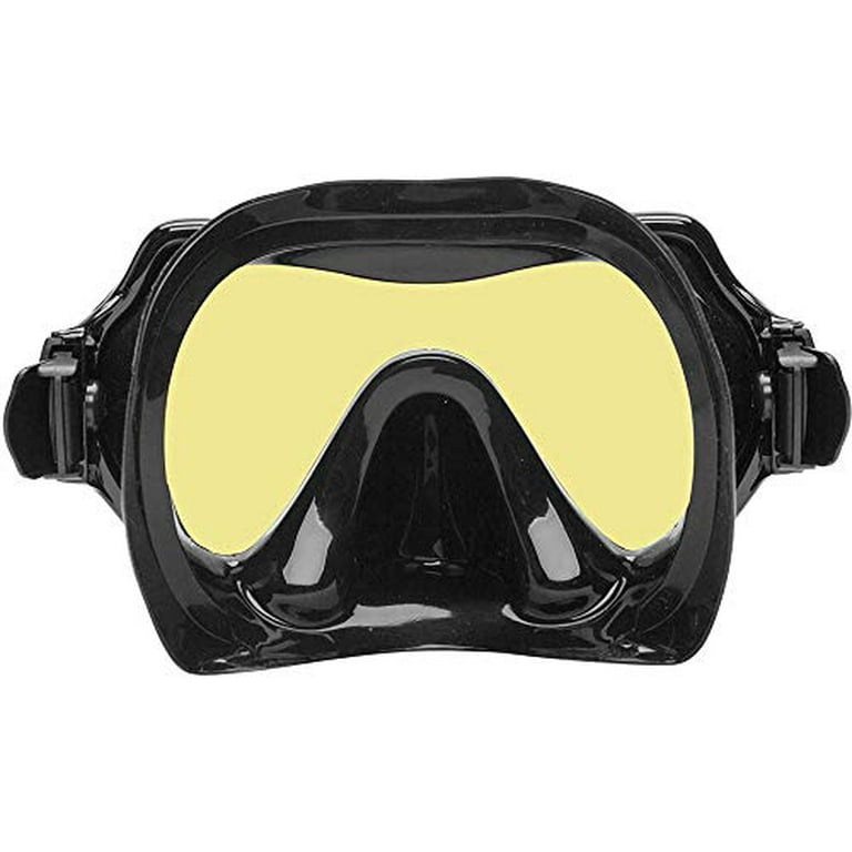 Oceanways Superview-SL TrueColor w/Anti-Fog Scuba/Spearfishing Dive Mask  (OM836BKSFF)