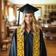 thumbnail image 6 of Fotbe Ripe Yellow Lemon Printed Class of 2024 Graduation Stole, 6 of 7
