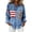 10-Light Blue, variant on IWRICH Women's 250th Anniversary 1776-2026 American Flag USA Shirt Floral Patriotic Button down Long Sleeve Blouses 10-White XL