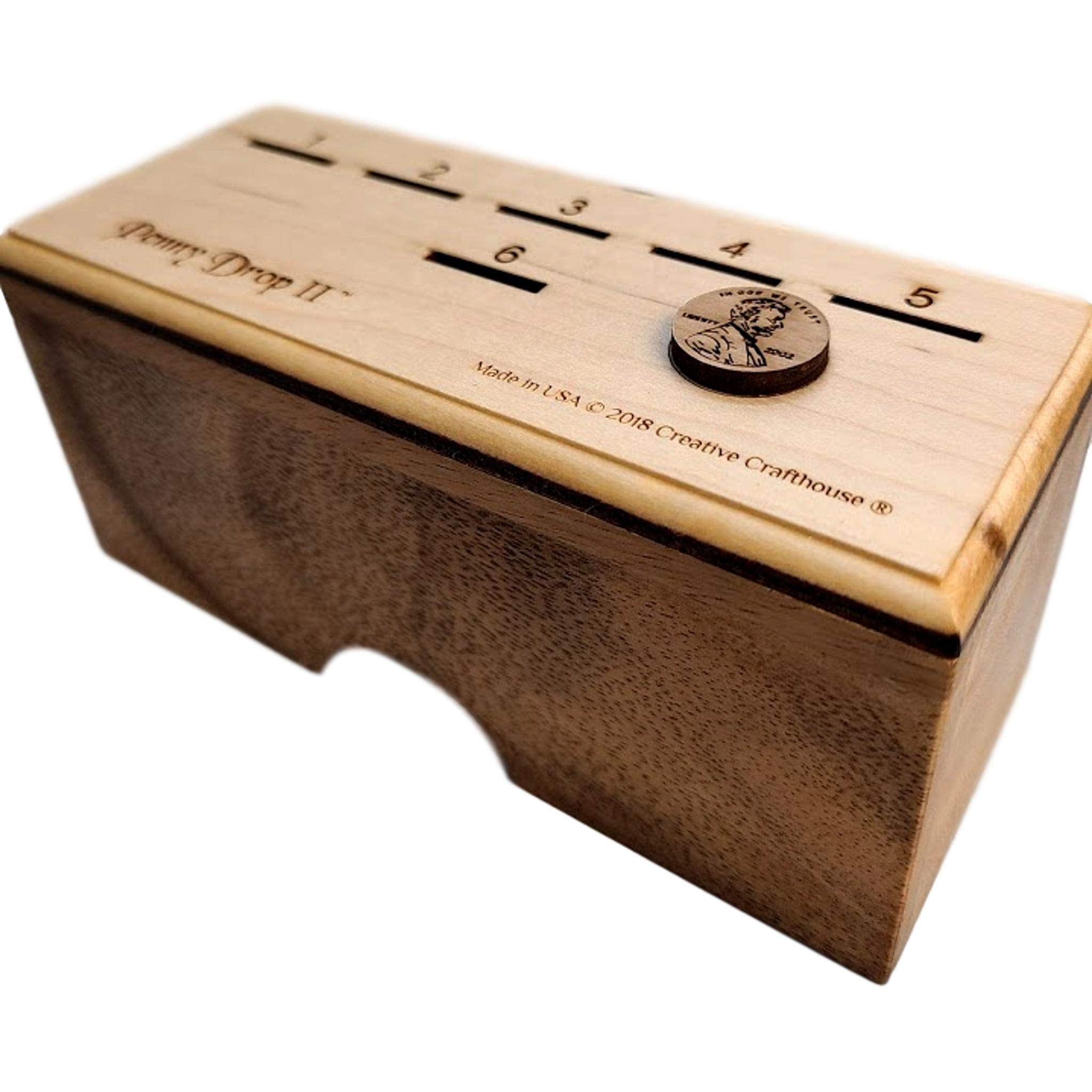 Creative Crafthouse Penny Drop II Premium Wood Family Dice Game