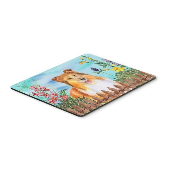 Sheltie Spring Mouse Pad, Hot Pad or Trivet