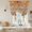 Brown, variant on Burnt Orange Fall Tie Up Curtains for Windows, Adjustable Balloon Window Shades, Pumpkins Thanksgiving Autumn Leaves Kitchen Window Treatments Farmhouse Short Curtains with Rod Pocket 42"x45"