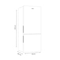 thumbnail image 2 of Refrigerador 15 pies cúbicos Hisense Eco Inverter RB15N6FBX Bottom Mount No Frost, 2 of 6