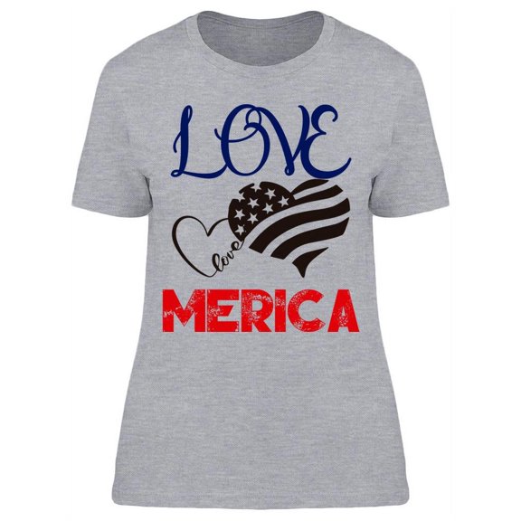 Cute Design 4th Of July T-Shirt Women -Image by Shutterstock, Female XX-Large