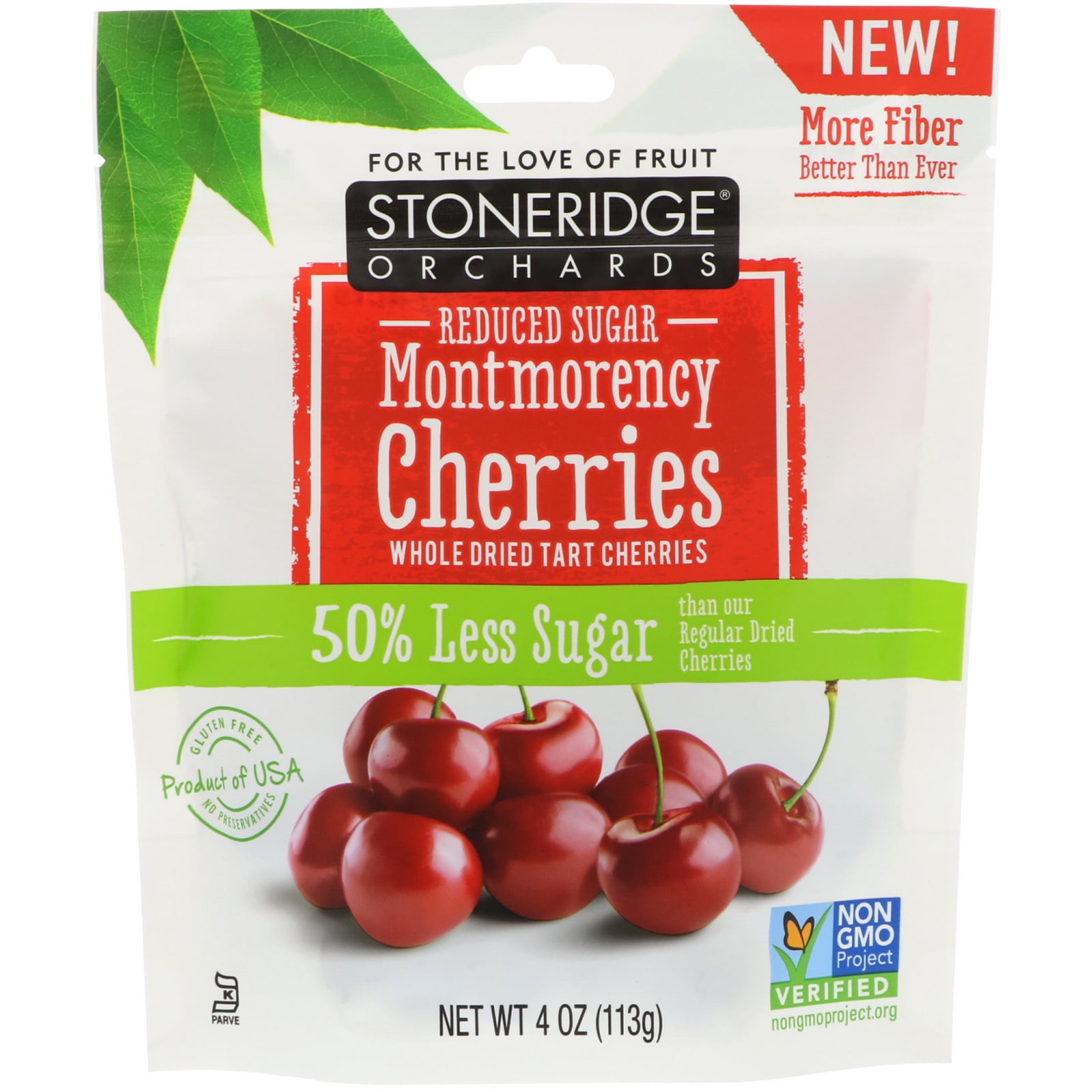 Stoneridge Orchards, Montmorency Cherries, Whole Dried Tart Cherries