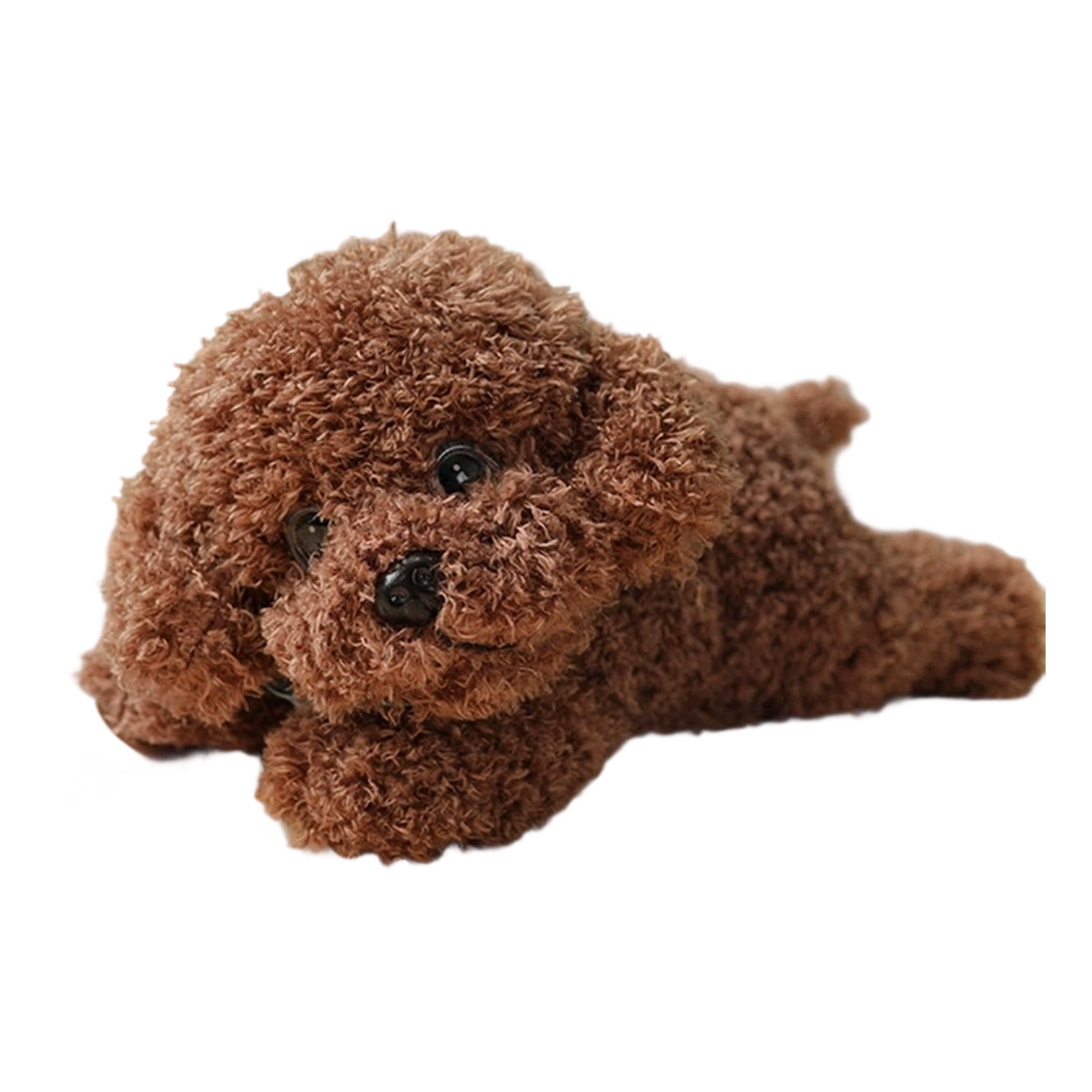 zhonghuaying Dog Stuffed Animal, Golden Doodle Puppy Plush Toy with Realist Weighted Soft dog stuffed gift for boys girls11 inches (C)