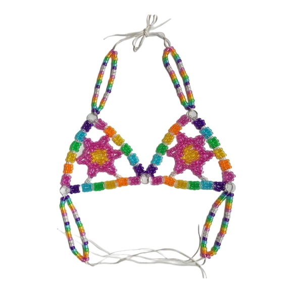 Cadena corporal para , joyería multicolor para conciertos, bailes de graduación, cosplay y fiestas temáticas.