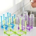 thumbnail image 4 of Support de Séchage pour Tasses d'Eau Couleur Unie Remplacement Anti-Rouille Rangement Universel pour Café Organisateur Accessoires Bleu, 4 of 9