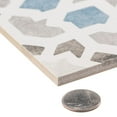 thumbnail image 7 of SAMPLE-Luv Charmed Blue 8-in. Encaustic Matte Porcelain Wall and Floor Tile, 7 of 7