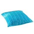 thumbnail image 3 of Coussin carré d'extérieur 18in - Zigzag bleu, 3 of 3
