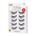 thumbnail image 2 of KISS So Wispy False Eyelashes Multipack #11, Full Bouncy Volume & Curl, Signature Wispy Effect, Quality Synthetic, Crisscross Pattern, Cruelty Free, Reusable and contact lens friendly, 5 Pairs, 2 of 3