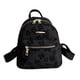 thumbnail image 2 of Mochila Lona Con Flores Mochila Pequeña Informal Y Versátil para Mujer 3318 (negro), 2 of 9