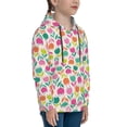 thumbnail image 3 of Lsque Tulips Flowers Patten Youth Hoodie Sweatshirt Pullover with Kangaroo Pocket Boys and Girls Hoodie Warm Hoodie for Kids-X-Large, 3 of 6