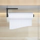 thumbnail image 3 of Espacio de aluminio de cocina te de papel bajo el gabinete de montaje en la Pared te de rollo colgante Multi- baño toallero sostenedor de negro Macarena estante del rodillo del papel de cocina, 3 of 8