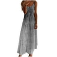 thumbnail image 3 of Vetsdori Sleeveless Maxi Dresses for Women Slip Dress Floral Print Casual,Summer Tank Crew Neck Sundress Womens Dresses, 3 of 6