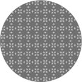 thumbnail image 1 of Ahgly Company Machine Washable Indoor Round Transitional Ash Gray Area Rugs, 3' Round, 1 of 7