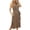 Khaki, variant on Sngxgn Women Long Tank Tops Ankle Length Maxi Dress Bodycon Sleeveless Racerback(Green,L)