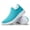 Light Blue, variant on Women's Slip on Walking Shoes Lightweight Athletic Sneakers Comfort Casual Shoes