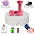 thumbnail image 1 of Motorized Rotating Display Stand Rotating Platform Electric Turntable for Display,Photography,3D Scanner Models,Remote Control Angle/Speed,Step/Swing/Continuous Rotation, 1 of 8