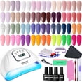thumbnail image 1 of Kit de esmaltes de uñas en gel JODSONE, 36 piezas, con luz UV y herramientas, 1 of 8