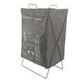 thumbnail image 4 of Collapsible X Frame Laundry Basket with Bag, Large Capacity, Foldable for Dorm  Apartment, 4 of 12