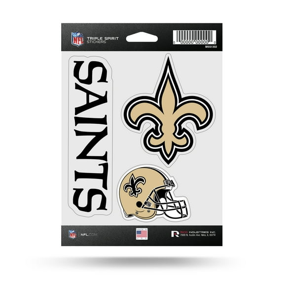 SAINTS TRIPLE SPIRIT STICKERS