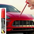 Red Car Paint Repair Pen Scratch Remover Touch Up Coat Applicator Fix