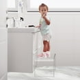 thumbnail image 2 of Acrylic Step Stool 9in Step Stools for Kids 250-LBS Capacity Rounded and Sturdy Corner Bedroom Kitchen Bathroom Assistance Step Stool Easy to Clean (1, Stool), 2 of 13